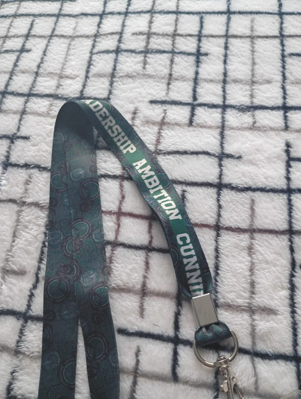 Slytherin Crest Lanyard Badge Holder BRAND NEW